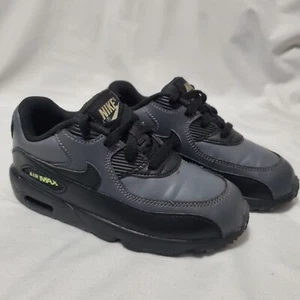 Nike Air Max 90 LTR Negro Gris Brillante Verde 833416-032 Talla 10C - Imagen 1 de 8