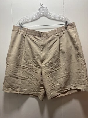 Bermudas plisadas caqui talla 42 de golf Callaway para hombre logotipo Foto 1 de 4