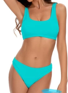 M Beautikini Period Swimwear for Teens Two Piece Leakproof Menstrual Bikini Swim - Imagen 1 de 10
