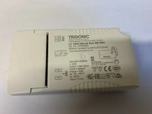 CONTROLADOR LED CORRIENTE CONSTANTE TRIDONIC LC 35W 800MA FIXC SR SNC 87500549 - Imagen 1 de 1