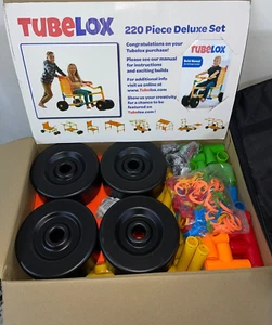 Tubelox Deluxe 220 pc Building & Construction Toy Set - Picture 1 of 22