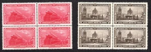 Eatons Briefpapiere, gedruckte Etiketten für die Weltausstellung 1939 in New York, OG NH - Bild 1 von 5