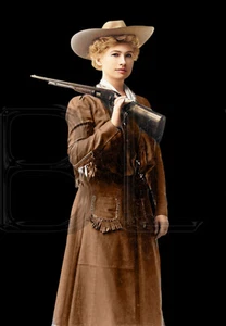 1903 Annie Oakley 14 x 11"  Photo - Picture 1 of 1