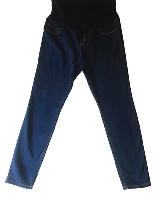 Leggings Liz Lange Maternity for Target para mujer L lavado oscuro elástico panel completo Foto 1 de 4