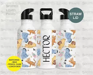 Personalisierte Monster Kinder Wasserflasche l zurück zur Schule Getränkeflasche - Bild 1 von 4