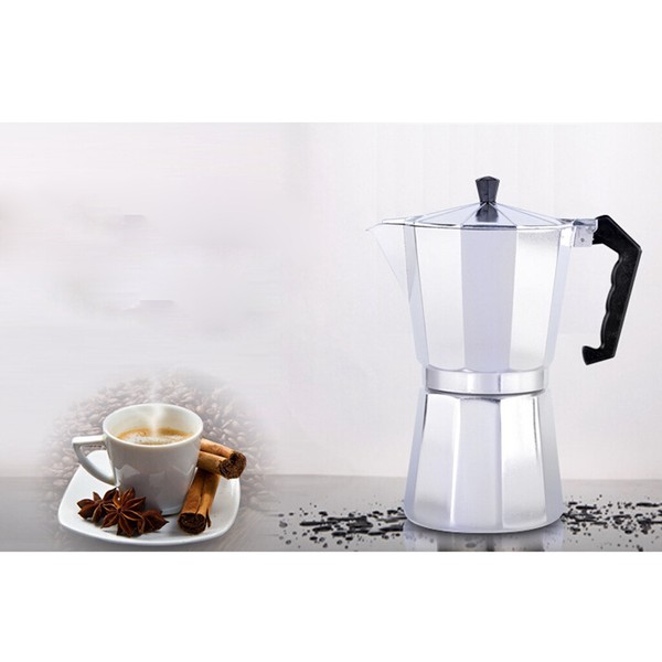 Pezzetti Luxexpress Cafetera Black Aluminum Stovetop Coffee Maker Moka  9 Cups Photo Related