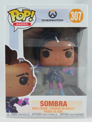 Games Funko Pop - Sombra - Overwatch - No. 307 - Free Protector Cover