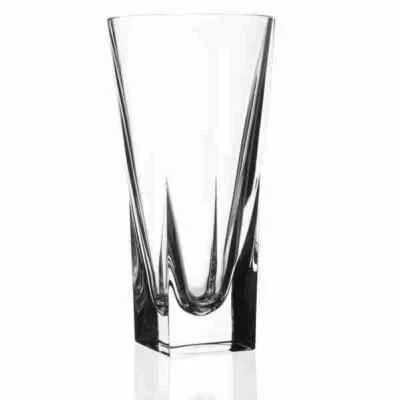 Vaso Fusion 300 di RCR in vetro trasparente, ispirato allo stile di Leonardo Da - Immagine 1 di 2