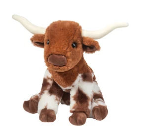 BIXBIE 9" tall LONGHORN STEER SOFT Douglas Cuddle stuffed plush animal toy cow - Picture 1 of 7