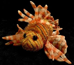Ganz Webkins Lionfish Plush #HM355. Orange/Black No Code~EUC~ - Picture 1 of 12