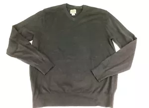 Suéter St Johns Bay Para Hombres Mediano Negro Cuello en V Pullover MGO250311/OB8 - Imagen 1 de 7