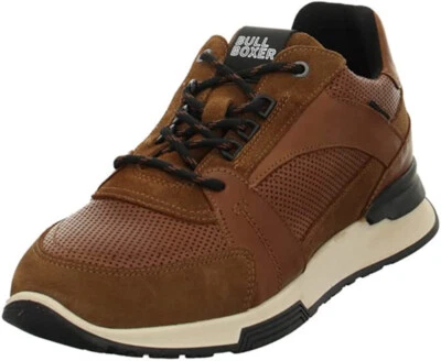 bullboxer trainers mens leather brown - Image 1 of 4
