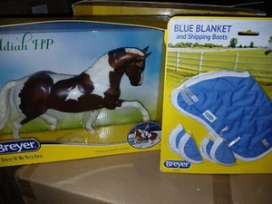 Breyer Pferd Neu Adiah Pinto Farbe mit Decke - Bild 1 von 1