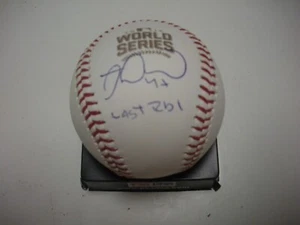 MIGUEL MONTERO CHICAGO CUBS 2016 WS ÚLTIMO RBI JSA/COA FIRMADO 2016 WS MLB béisbol - Imagen 1 de 2