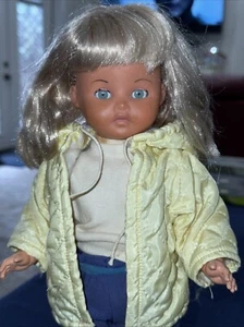 Vintage Bella? Doll Made in France Original Clothes Shoes 14" Open Close Eyes - Picture 1 of 10