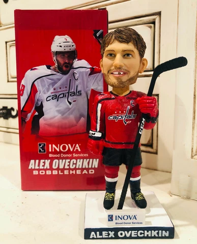 Alex Ovechkin 2019 BLOOD DRIVE Washington Capitals Bobblehead SGA Cover