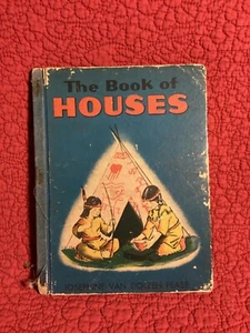 vintage childrens book The Book Of Houses Pease Dunlap - Picture 1 of 4