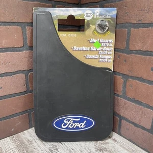 Pair of FORD Universal Mud Guards 9x15" Plasticolor Easy-Fit Officially Licensed - Picture 1 of 7