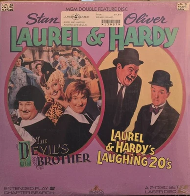 Laurel & Hardy: Laughing 20's/Devil's Brother [NTSC] [ML102340] - Laserdisc Foto 1 de 2