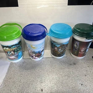 Disney Parks Popcorn Eimer 4 Stück - Haunted Mansion 45th, Jungle Cruise, - Bild 1 von 7