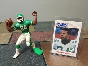 1988 Kenner Startaufstellung 🏈 FREEMAN MCNEIL New York Jets lose mit Karte Helm - Bild 1 von 8
