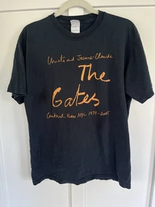 Vintage GILDAN Herren T-Shirt M schwarz The Gates 2005 NY Christo & Jean Claude Art - Bild 1 von 5