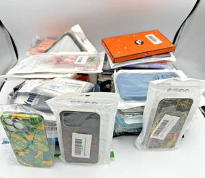 Lot Of Mixed Smart Phone Cases 65pcs iPhone, Max, Pro, Samsung Galaxy Smartphone - Picture 1 of 1