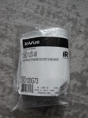 InVue One65 Angled Powered Corded Security Stand DBD120-W White - Device Display - Image 1 of 2