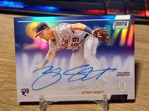 2022 Topps Stadium Club Chrome Zack Short RC Autograph Refractor #SCCUA-ZS - Picture 1 of 3