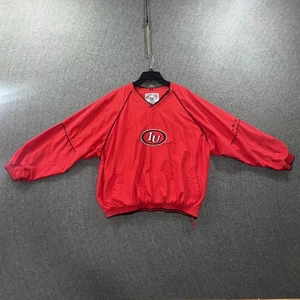 Indiana Hoosiers Jacket Mens XL Red NCAA College Basketball Pullover Windbreaker - Picture 1 of 11
