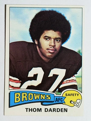 1975 Topps #342 Thom Darden (EXMT) - Image 1 of 2