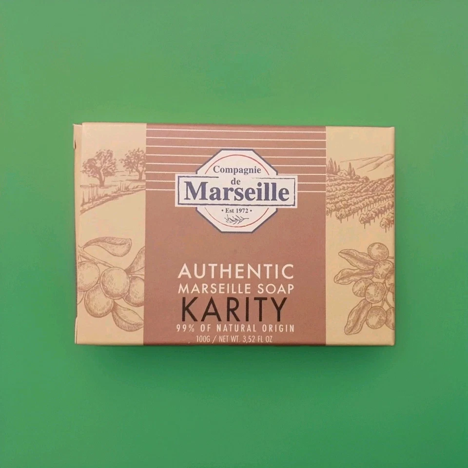 NEW Compagnie de Provence Authentic Marseille Natural Soap 100g Karity Scent 🧼 - Image 1 of 1