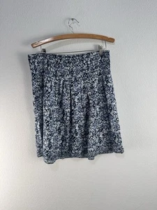 J. Jill Smocked Waist Floral Print Skirt Sz 1X - Picture 1 of 6