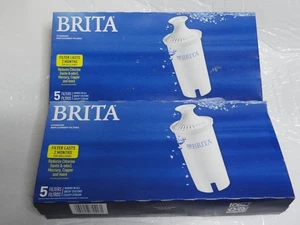 Brita 5 Pack Standard Replacement Water Pitcher Filters - 2 New Sealed Boxes - Picture 1 of 9
