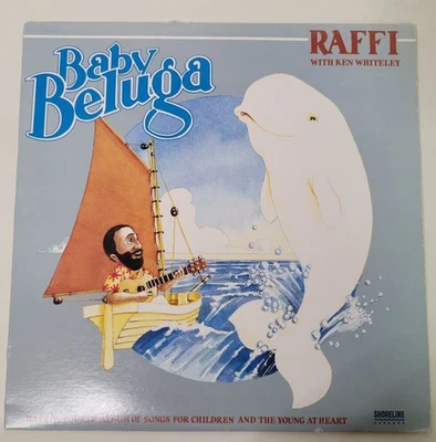 Raffi - Baby Beluga LP Record 1980 Shoreline Folk Children 33RPM Rounder 8054 - Image 1 of 4