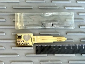 JAPAN Vintage TOYOTA CHASER JDM Key Blank 339 GOLD New Old Stock Rare - Picture 1 of 4