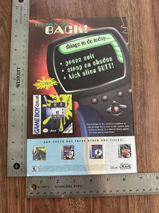 2000 Men in Black: The Series Nintendo Game Boy Color Print Ad Promo Art Retro - Picture 1 of 1