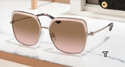 Gafas de sol para mujer MICHAEL KORS MK1141 110811 oro rosa marrón rosa degradado 57 mm Foto 1 de 4