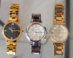 3 Michael Kors Quartz Women's Watches MK-3332, 5275 and 4404 - Picture 1 of 19