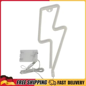 LED-Blitzlicht Neonlichter USB Batteriebetriebene hängende Nachtlampe - Photo 1/6