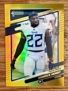 Derrick Henry 2021 Donruss Gold Press Proof #14 No Helmet Photo Variatio - Bild 1 von 1