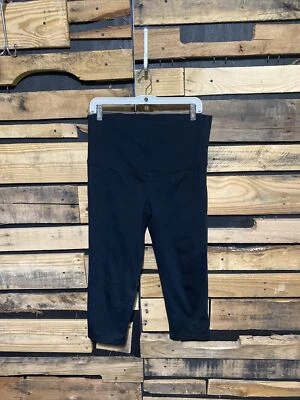 Gap Fit Maternity Blackout Technology Leggings Pant Black Activewear Medium - Image 1 of 4