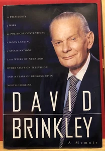 David Brinkley A Memoir by David Brinkley HB Book - Picture 1 of 1