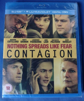 CONTAGION (2011) BLU RAY MATT DAMON KATE WINSLET * NEW SEALED * 1st CLASS P&P * - Image 1 of 2