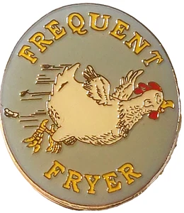 Pin de solapa para freidora frecuente de pollo - Imagen 1 de 2
