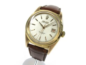 Rolex 1953 6305 1 Datejust K18PG Big Bubble watch men TO160742 - Picture 1 of 10