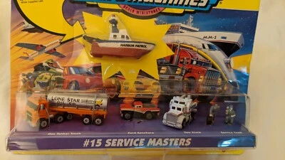 Micro Machines #15 Service Masters Galoob 1994 Tanker Truck & Tow Truck - Image 1 of 4