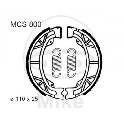 TRW LUCAS 786.00.83 BRAKE HANGERS FOR SYM 100 FOR SYMBA 2012-2013 - Image 1 of 2