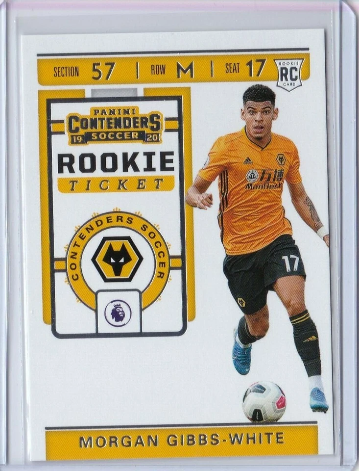 2019-20 Panini Chronicles Contenders Rookie Ticket MORGAN GIBBS-White RC Card - Image 1 of 1