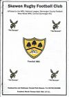 Skewen V Bryncoch Circa 2003-04 Tennant Park Rugby Programme